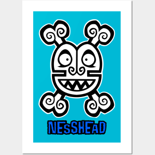 NESSHEAD LOGO 2 T-SHIRT Posters and Art